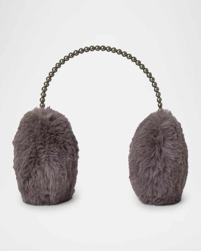 Pearly Faux Fur Earmuffs
